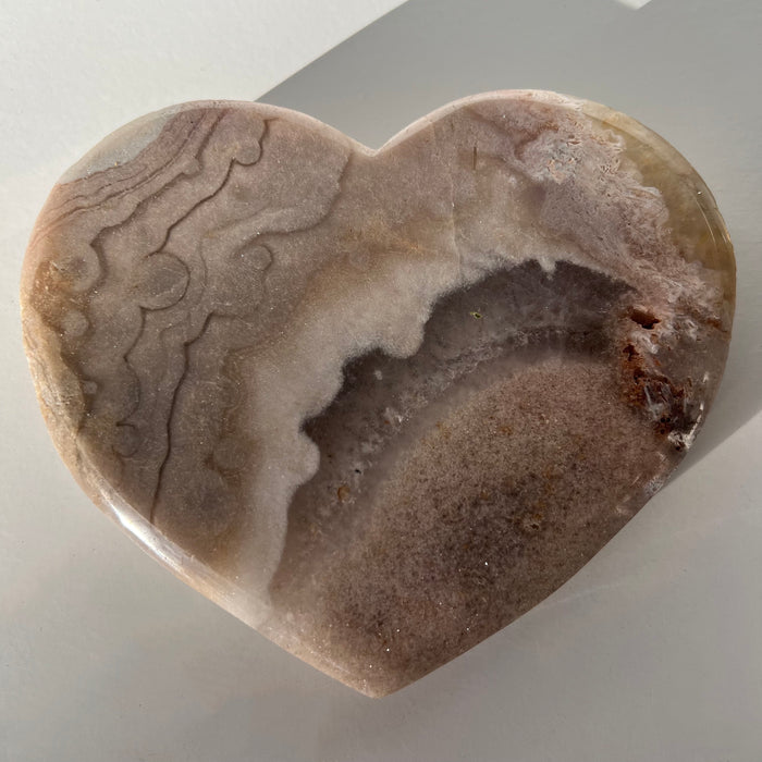 PINK AMETHYST + HEART #1