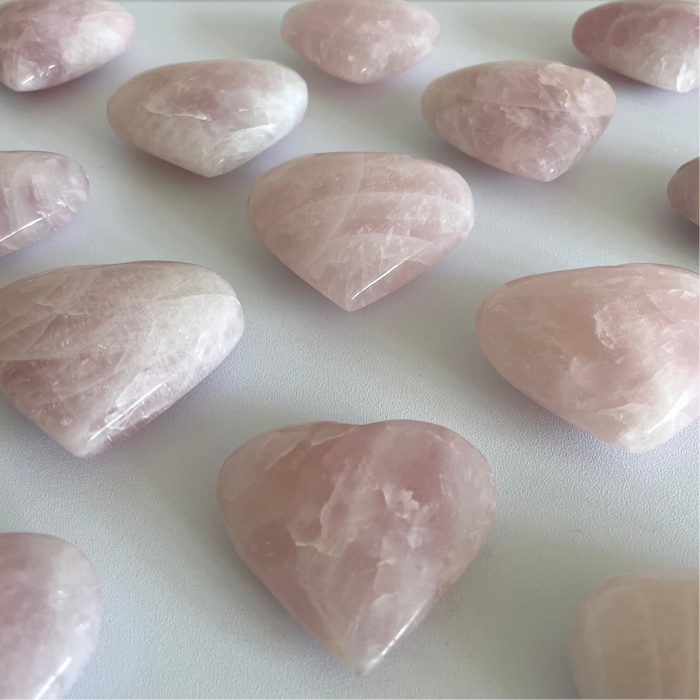 ROSE QUARTZ + HEART + MEDIUM