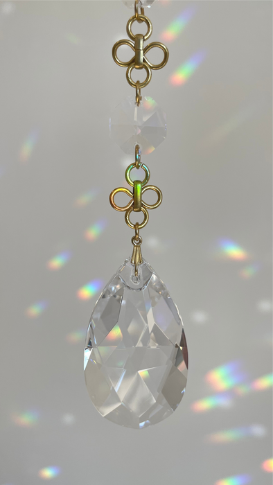 AURA CRACKLE SPHERE SUN CATCHER #4