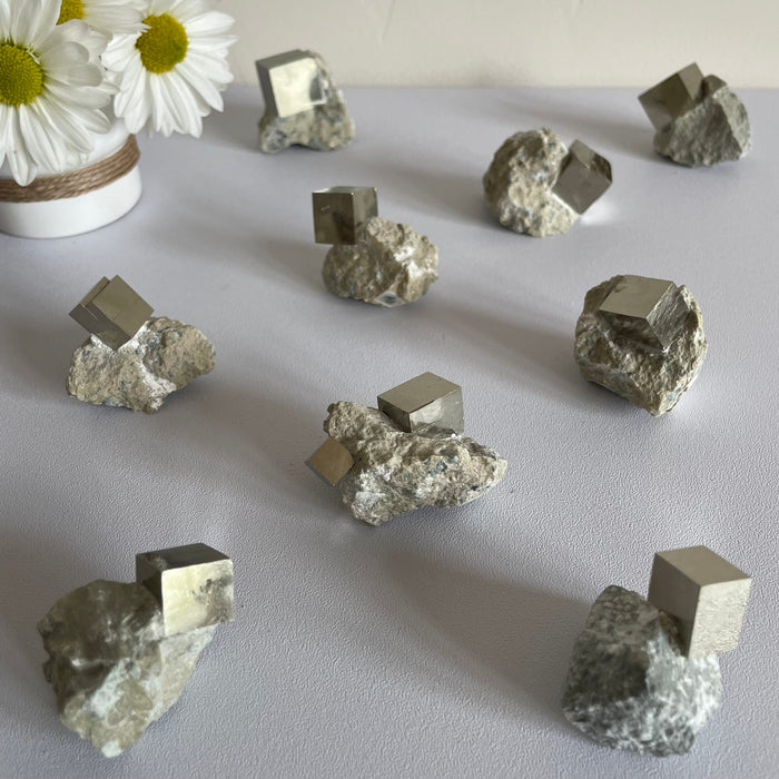 PYRITE CUBE + IN MATRIX