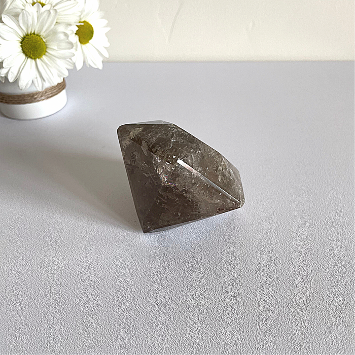 SMOKEY QUARTZ + DIAMOND #2