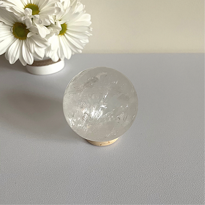 CLEAR QUARTZ SPHERE + MEDIUM #3