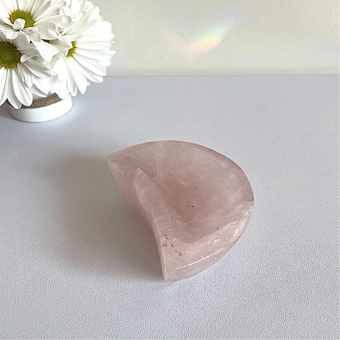 ROSE QUARTZ BOWL + MOON #1