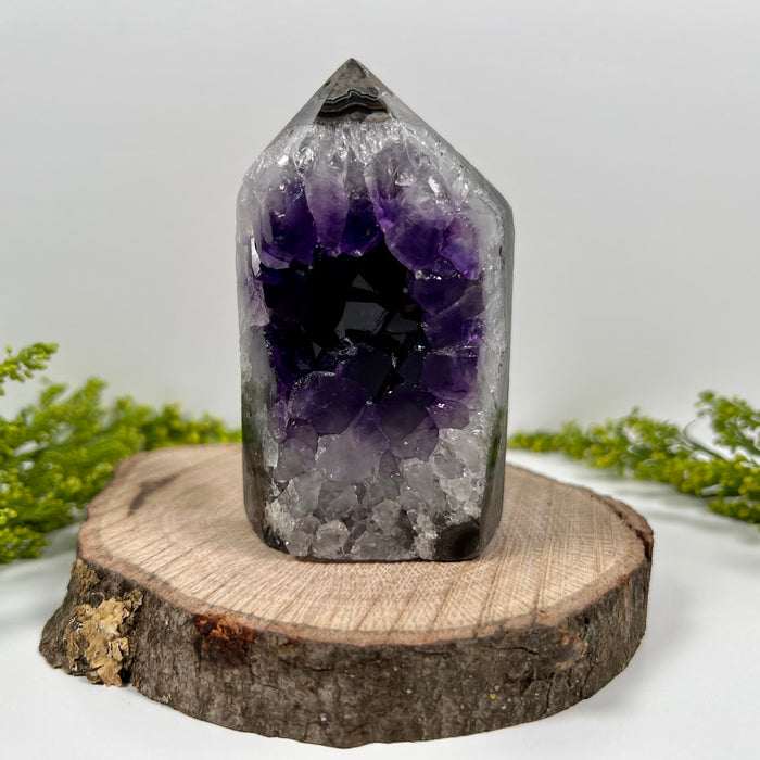 AMETHYST AGATE POINT #7