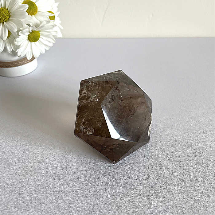 SMOKEY QUARTZ + DIAMOND #1