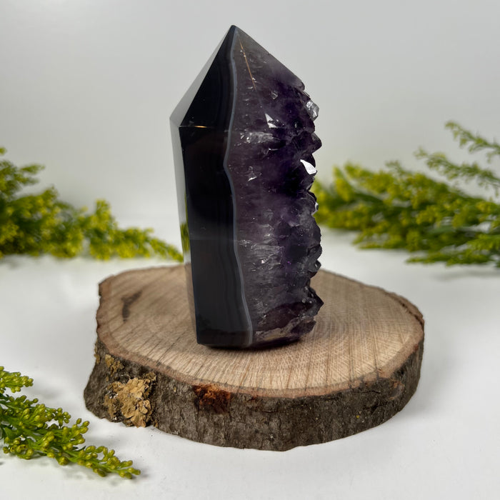 AMETHYST AGATE POINT #2