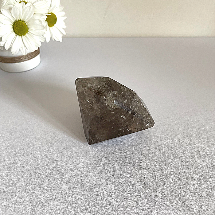 SMOKEY QUARTZ + DIAMOND #2