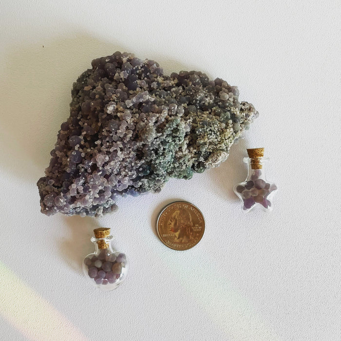 GRAPE AGATE + MINI STAR