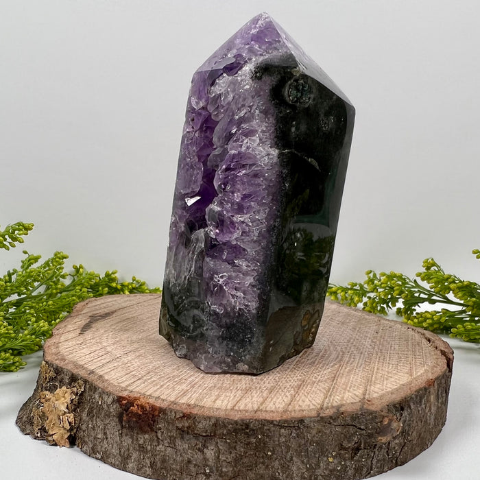 AMETHYST AGATE POINT #8