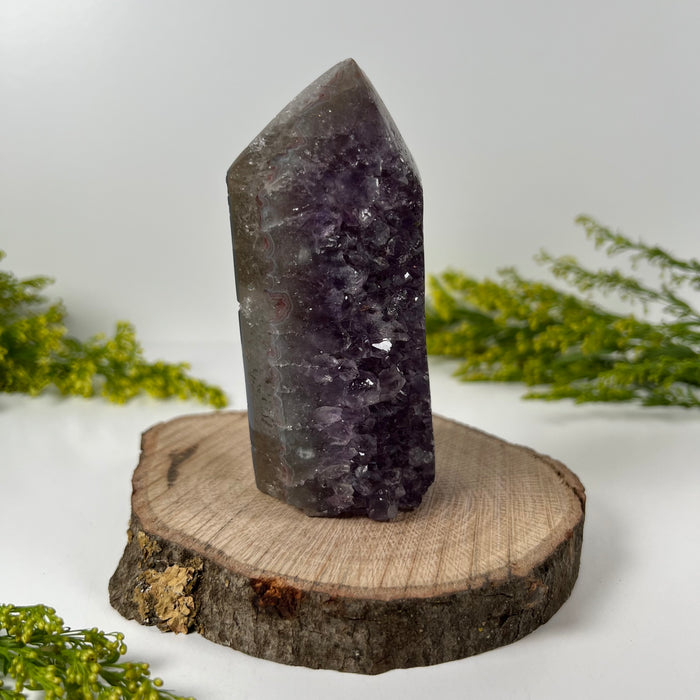 AMETHYST AGATE POINT #3