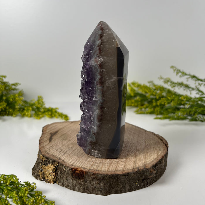 AMETHYST AGATE POINT #3