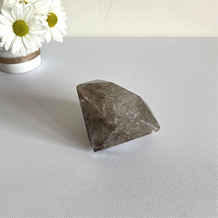 SMOKEY QUARTZ + DIAMOND #2