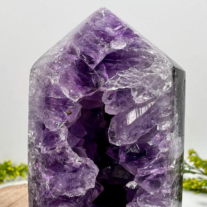 AMETHYST AGATE POINT #8