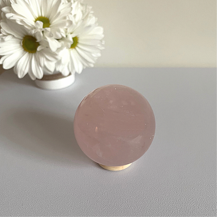 ROSE QUARTZ SPHERE