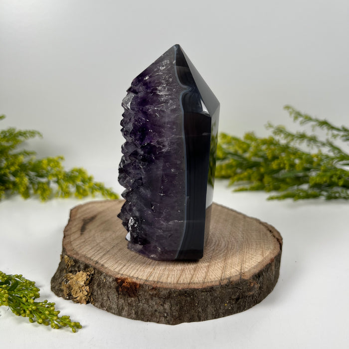 AMETHYST AGATE POINT #2