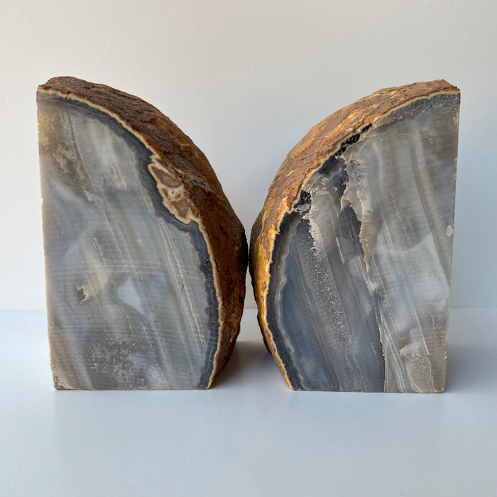 AGATE BOOKENDS #1