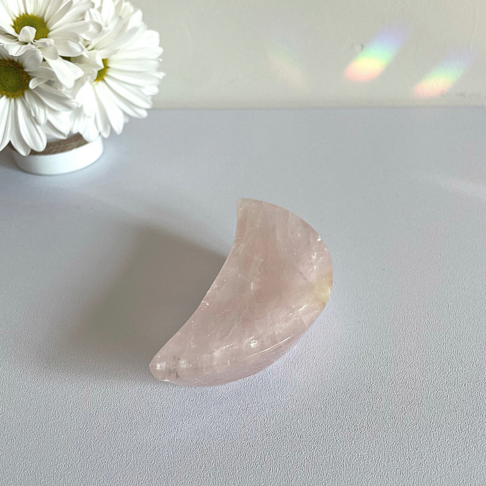 ROSE QUARTZ BOWL + MOON #2