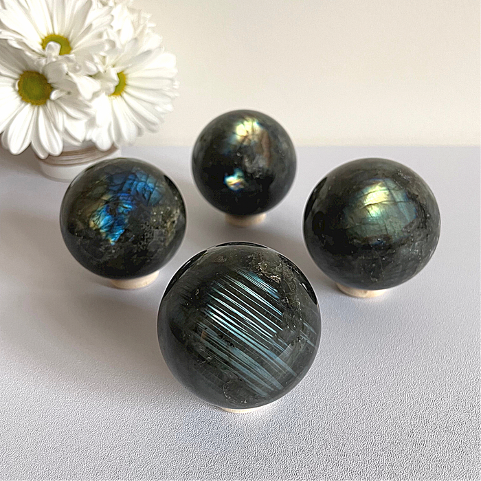 LABRADORITE SPHERE + SMALL