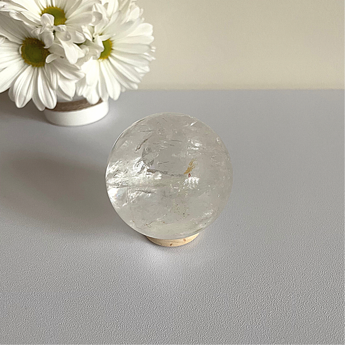 CLEAR QUARTZ SPHERE + MEDIUM #3