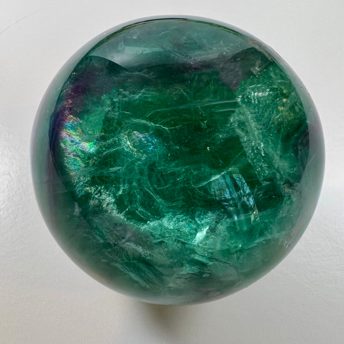 RAINBOW FLUORITE SPHERE