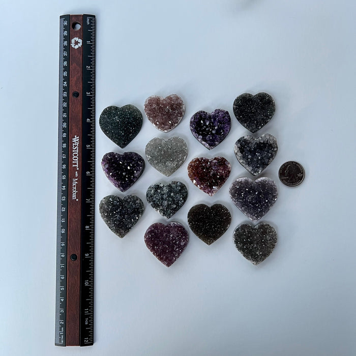 RAINBOW AMETHYST + HEART + SMALL