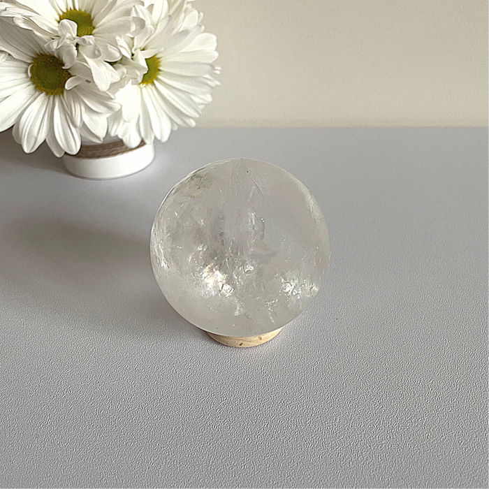 CLEAR QUARTZ SPHERE + MEDIUM #3