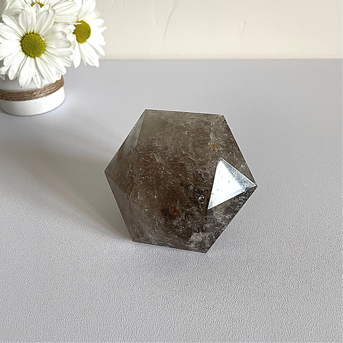 SMOKEY QUARTZ + DIAMOND #2