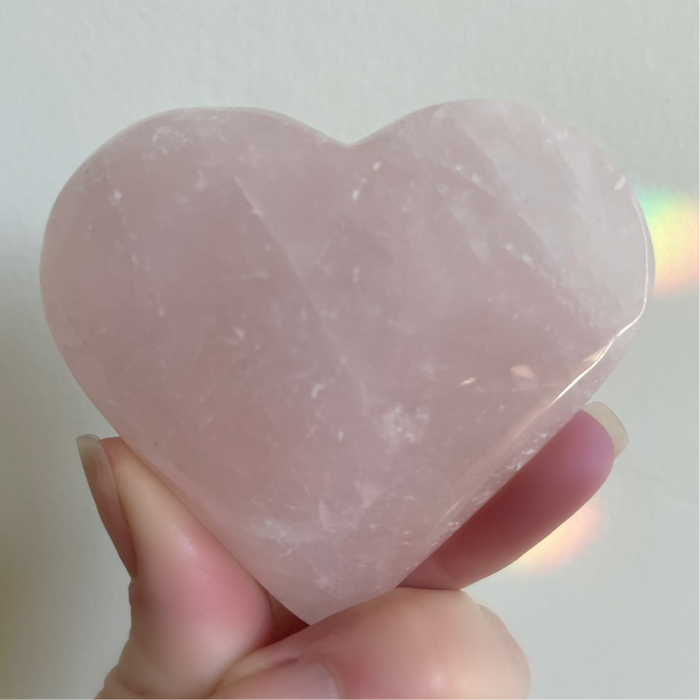 ROSE QUARTZ + HEART + MEDIUM