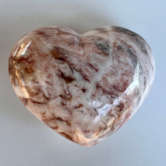 PINK MARBLE HEART