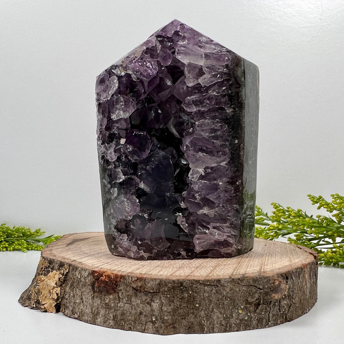 AMETHYST AGATE POINT #6