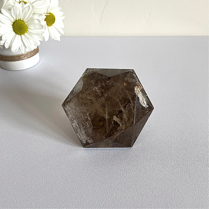 SMOKEY QUARTZ + DIAMOND #1