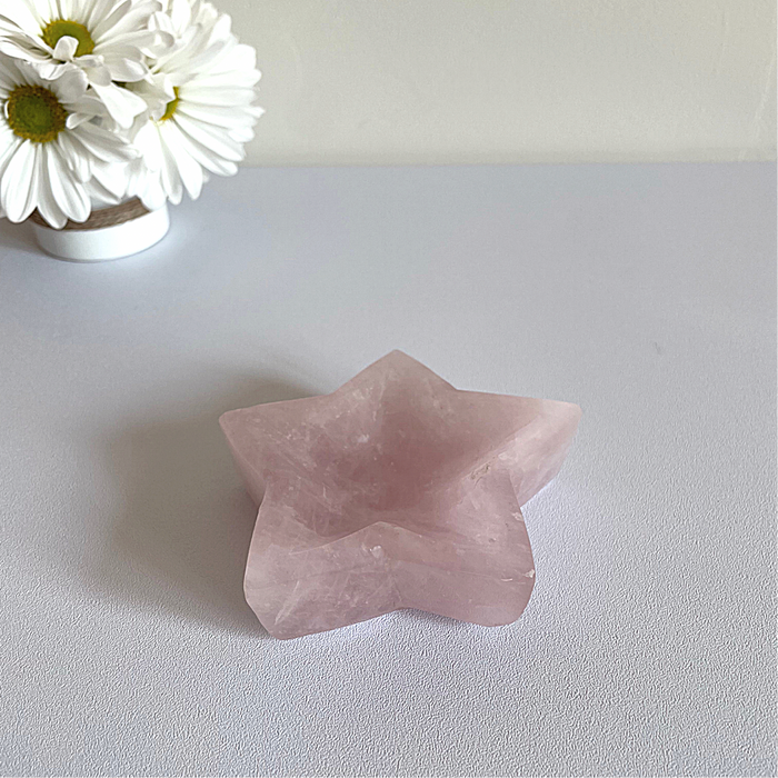 ROSE QUARTZ BOWL + STAR #1