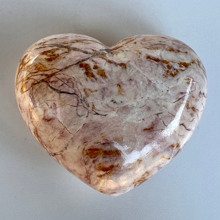 PINK MARBLE HEART