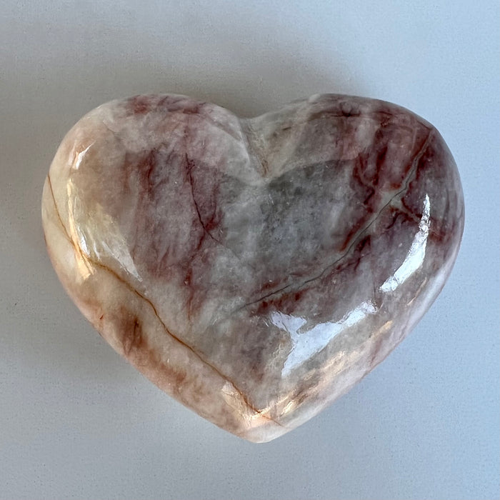 PINK MARBLE HEART