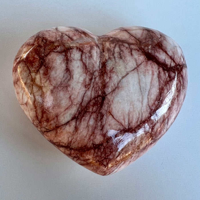 PINK MARBLE HEART