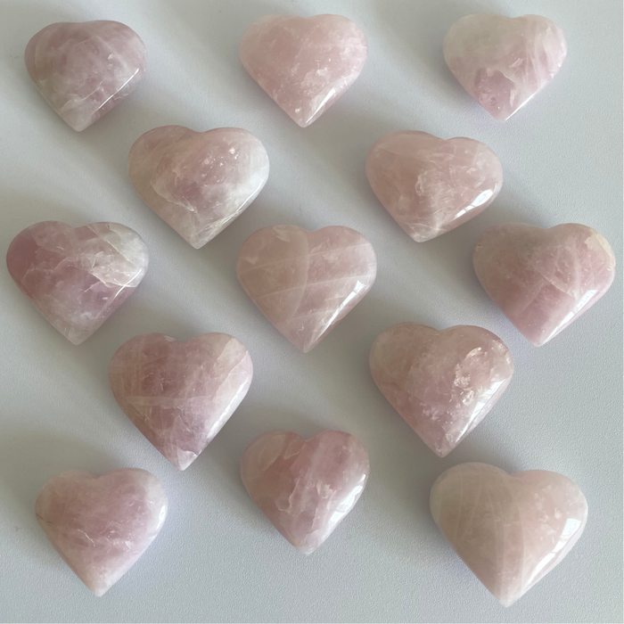 ROSE QUARTZ + HEART + MEDIUM