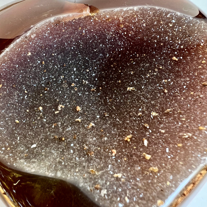 AGATE DRUZY HEART #2