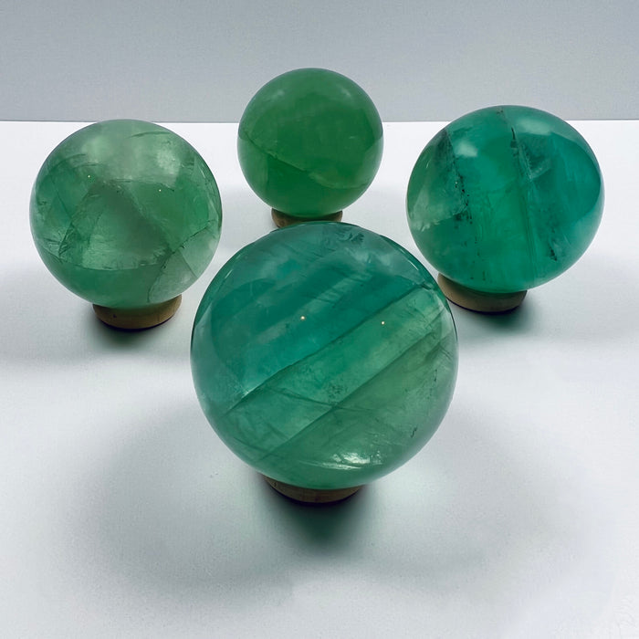 GREEN FLUORITE SPHERE