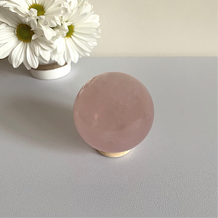 ROSE QUARTZ SPHERE