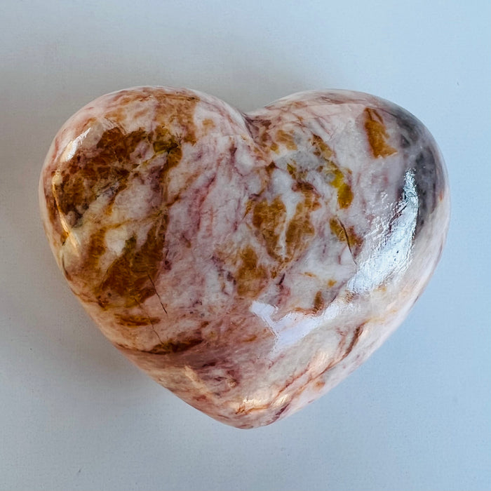 PINK MARBLE HEART