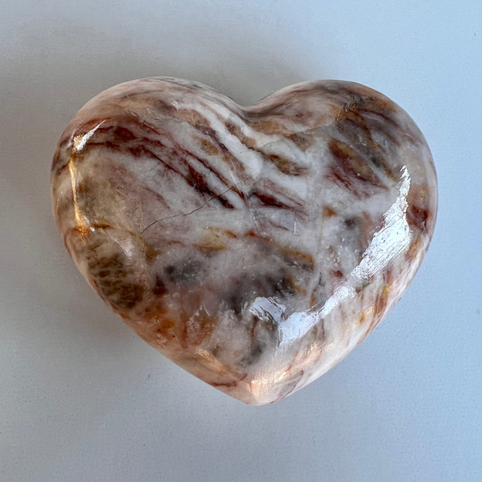 PINK MARBLE HEART