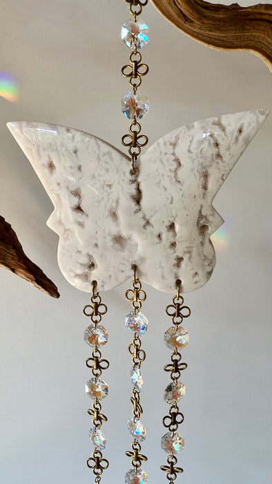 AGATE SUN CATCHER + BUTTERFLY #2