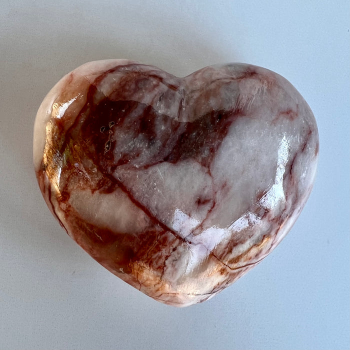 PINK MARBLE HEART