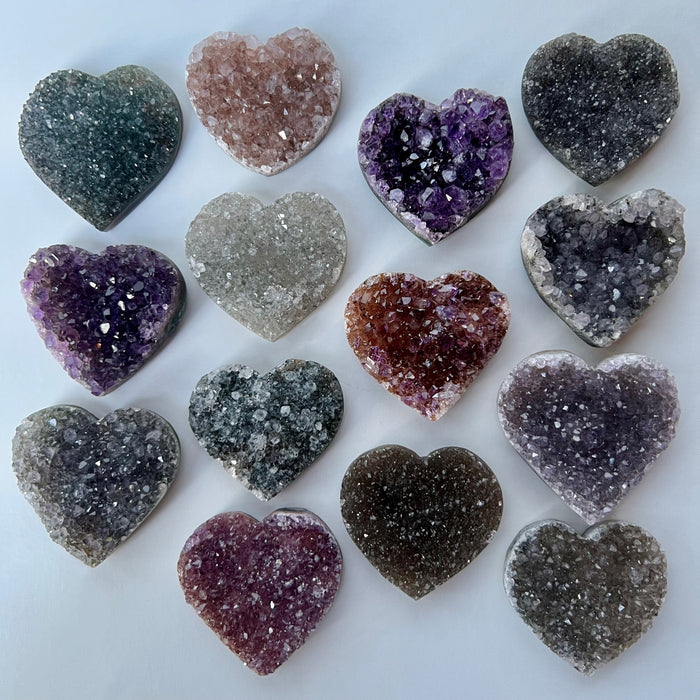 RAINBOW AMETHYST + HEART + SMALL