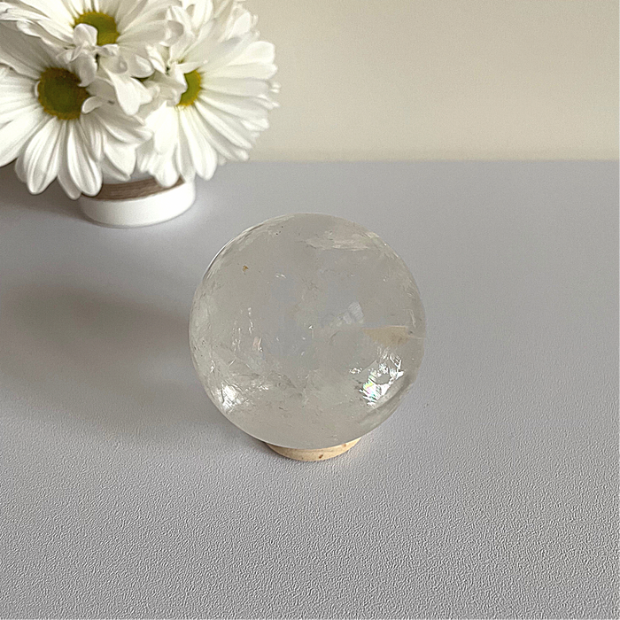 CLEAR QUARTZ SPHERE + MEDIUM #3