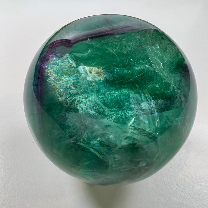 RAINBOW FLUORITE SPHERE