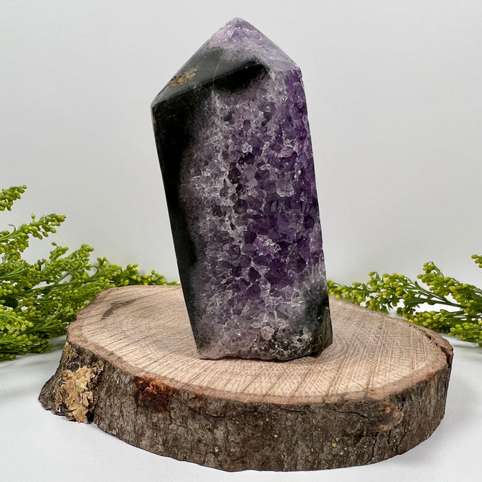 AMETHYST AGATE POINT #8